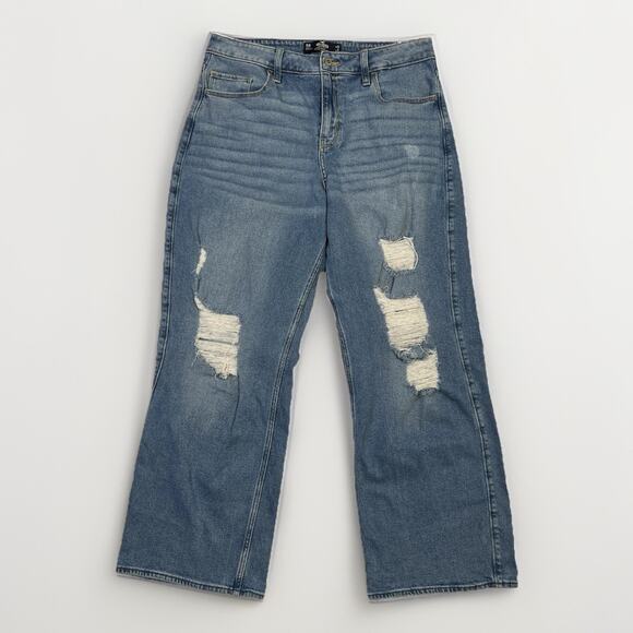 Hollister Denim - Hollister High Rise Vintage Baggy Jeans Women's Size 15 R 32X31 Ripped